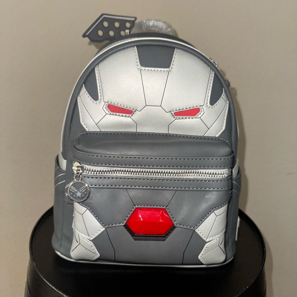Loungefly Marvel Light Up War Machine Cosplay Mini Backpack